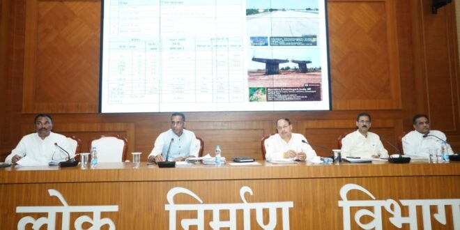 वर्किंग सीजन का पूरा उपयोग करने पीडब्लूडी तैयार, विभागीय सचिव ने निर्माणाधीन और स्वीकृत पुलों एवं राष्ट्रीय राजमार्गों के कार्यों की समीक्षा की…..