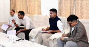लोक निर्माण विभाग के सचिव ने निर्माण कार्यों की प्रगति की समीक्षा की…..
