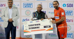 जसकरण सिंह के पांच गोलों के बावजूद बैलाडीला बुल्स जीत से दूर, संस्कारधानी स्ट्राइकर्स ने 5-5 से ड्रॉ कराया मुकाबला…