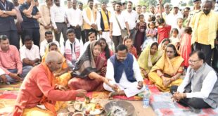 महाअष्टमी पर चलगली क्षेत्र को मंत्री रामविचार नेताम का बड़ी सौगात मोरन नदी पर 5.91 करोड़ की लागत से बनेगा उच्चस्तरीय पुल…..