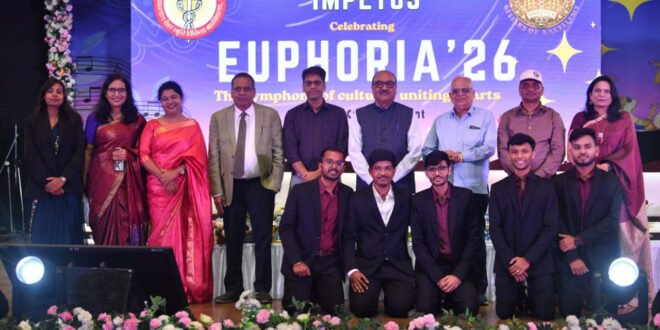 चिकित्सा महाविद्यालय के वार्षिक उत्सव ‘इम्पेटस-2026’ में उपलब्धियों का लेखा-जोखा प्रस्तुत, मुख्य सचिव विकासशील ने विद्यार्थियों को दिया सफलता का मंत्र…