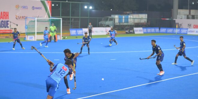 राजधानी रॉयल्स पर 4-3 की जीत के बाद चक्रधर चैंपियंस सेमीफाइनल में जगह बनाने के और करीब….