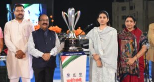 देश में खेलों को बढ़ावा देने के लिए बड़े पैमाने पर हो रहा आयोजन – केंद्रीय खेल राज्य मंत्री डॉ.खड़से…..