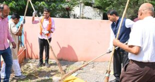 सेवा संकल्प अभियान : स्वच्छता एक आदत है जो धीरे-धीरे संस्कार बनेगी – मंत्री टंक राम वर्मा….