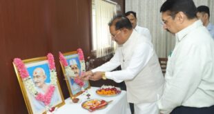 सत्य, अहिंसा और सादगी के आदर्श हमें राष्ट्रसेवा की प्रेरणा देते रहेंगे : मुख्यमंत्री विष्णु देव साय…..