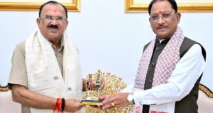 मुख्यमंत्री विष्णु देव साय से राजस्थान विधानसभा अध्यक्ष वासुदेव देवनानी ने की सौजन्य भेंट….